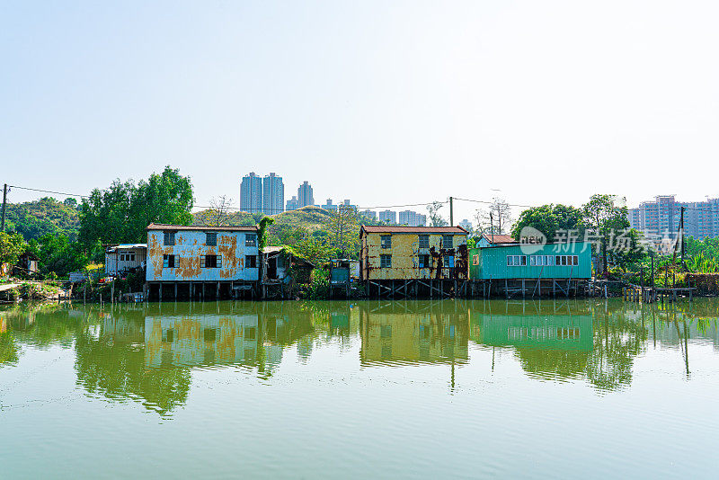 南生围的Stilt house in Nam Sang Wai